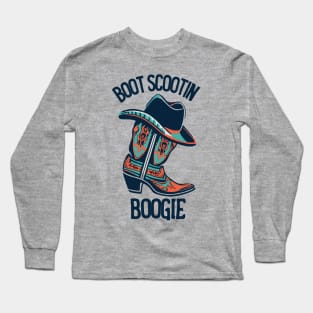 Boot Scootin Boogie Farm Life Yeehaw - Homestead Fashions Funny Long Sleeve T-Shirt